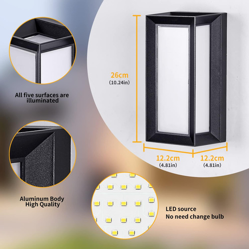 Luces Modernas Para Exteriores De 18 W Para Casa