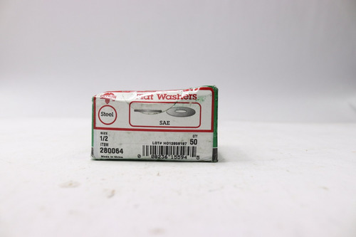 (50-pk) Hillman Flat Washer 1/2 Sae 280064 Wkw
