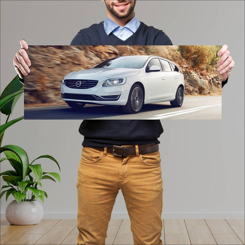 Cuadro 30x80cm Auto 2016 Volvo V60 Edition Auto 513