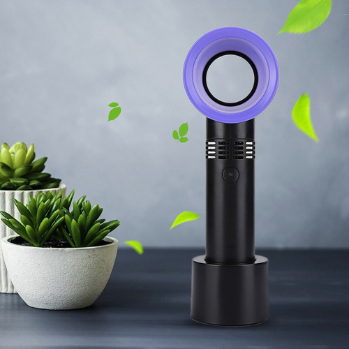 Portátil Mini Usb Recargable De Mano Sin Hoja Ventilador Prá
