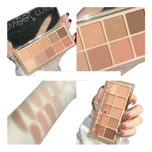 Paleta  Sombras Con Iluminador