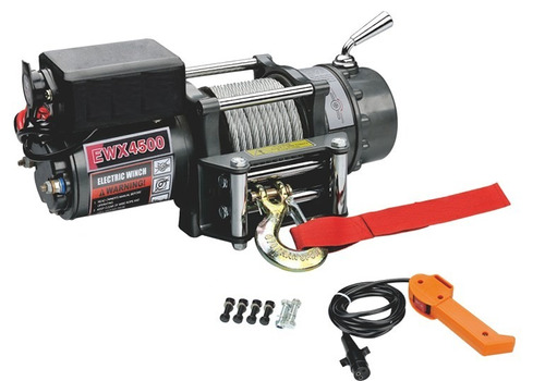 Malacate Eléctrico Vehicular   4500 Lbs - 2041 Kg - Bullwinch 12v. Bull Winch® Original. 12 Años En Argentina. Distribui