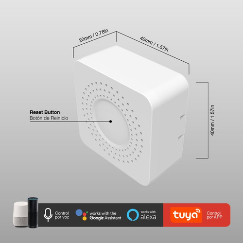 Sensor De Movimiento Inalámbrico + Smart Switch On/off Wifi