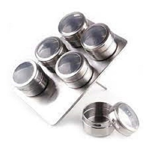 Especiero Condimentero Imantado Magnetico C/soporte 7 Piezas