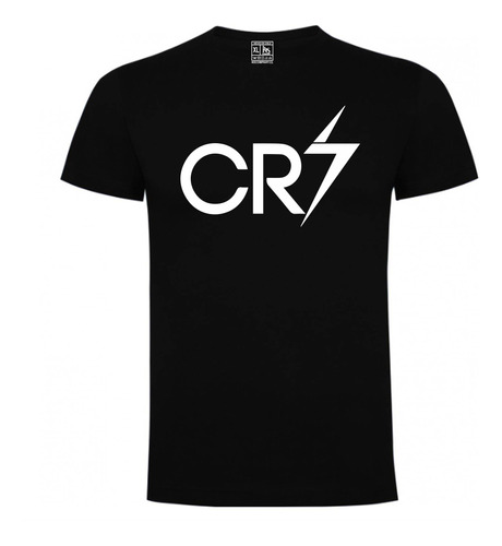 Polera Con Estampado Vinilo De Cr7  N- 04