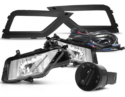 Kit Farol De Milha Gol 2019 2020 2021 2022 Auxiliar Neblina