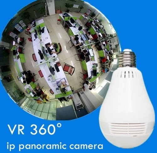 Imagem 8 de 9 de Câmera Lâmpada Segurança Visão 360