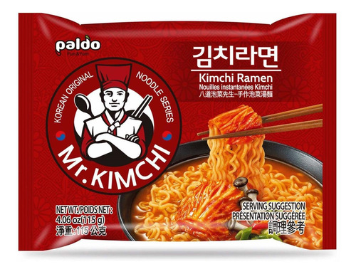 Ramen De Kimchi Paldo Instantaneo Picante Corea 115g