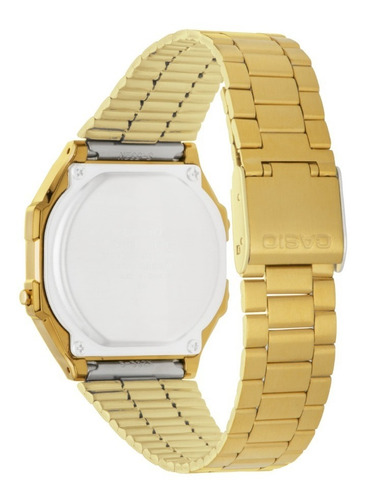 Imagen 3 de 7 de Reloj Casio Vintage A168wg-9 Acero Inoxidable Dorado