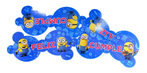 Cotillón Cartel Feliz Cumple Grande - Minions