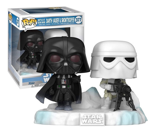 Boneco Funko Darth Vader E Snowtrooper 377 Deluxe Star Wars