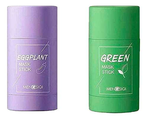 Duo Berenjena Té Verde Limpia Poros Mask Stick Anti-acné F