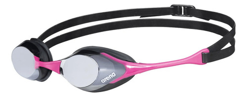 Óculos Natação Arena Cobra Swipe Mirror Cinza E Rosa Cor Cinza-rosa