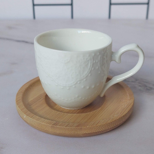 Imagen 3 de 4 de Juego De Té - Tetera Con Infusor + 4 Tazas De Porcelana B