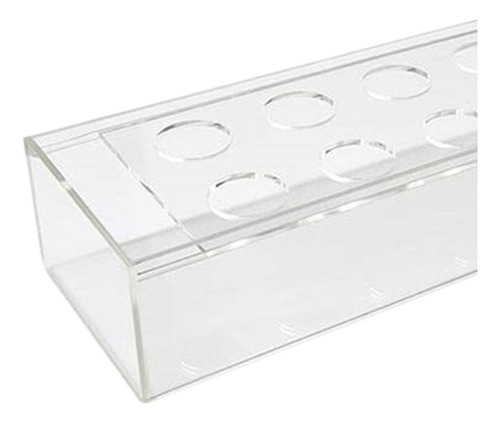 Vaso De Flores De Acrílico Vaso De 40x10x6,5cm 18 Furos