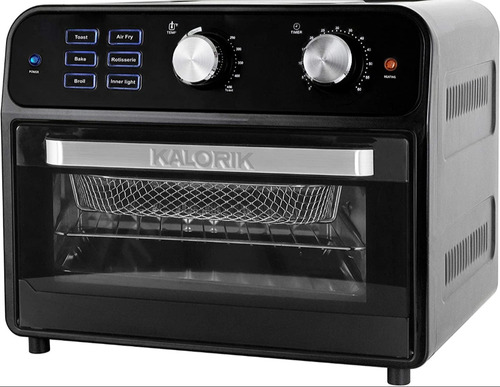 Horno Freidora Aire Tostar, Rostizar, Asar 5-1 Kalorik 20lts Negro