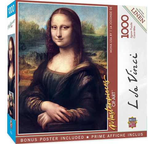 Rompecabezas Monalisa Gioconda Da Vinci 1000 Pz Masterpieces