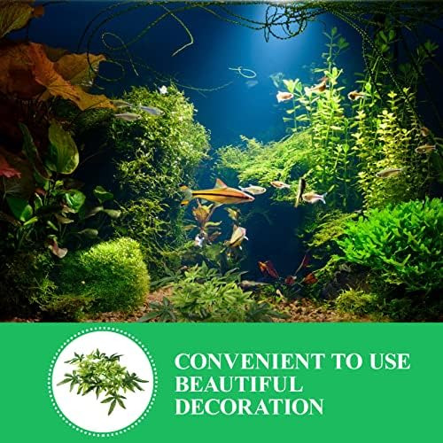 Plantas De Acuario Balacoo, Hojas Artificiales