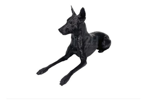 Estatua Figura Perro Pastor Belga Malinois Deco Caba Envios