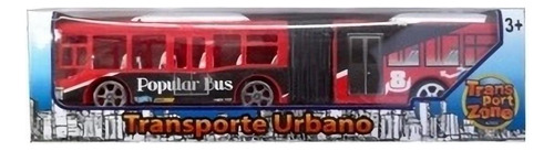 Bus Transporte Juguete Tipo Transantiago Rojo