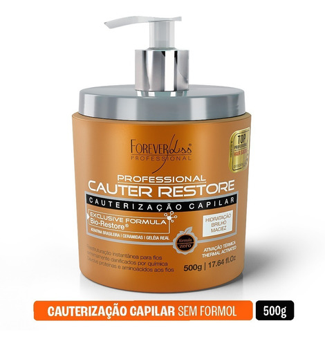 Forever Liss Cauter Restore Cauterização Sem Formol 500g