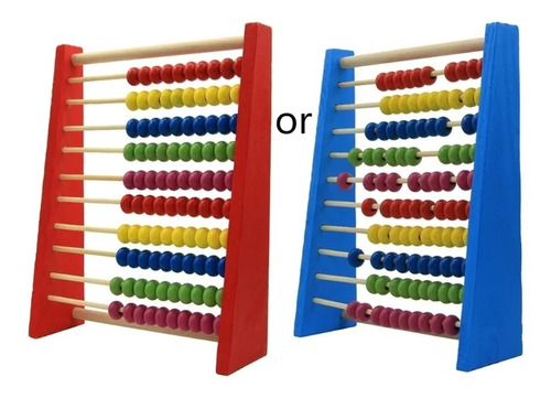 Abaco Madera Tablero De Conteo Montessori  Niños Juguete 