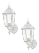 Comprar Kit De 2 Farol Colgante Pared Exterior Arbotante Tipo Farol