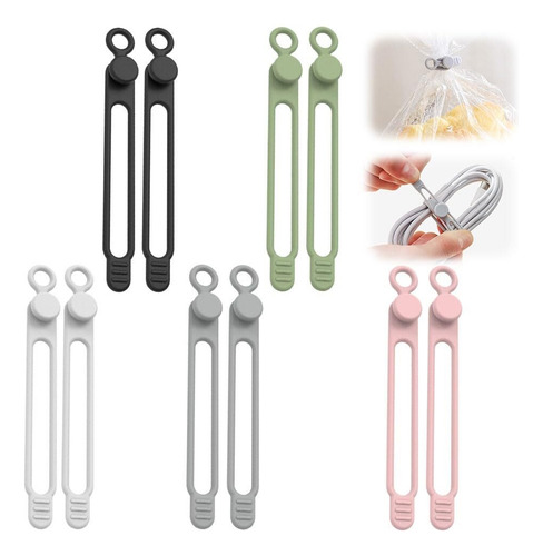 Organizador De Cables, Sujetacables De Colores Bridas Cables