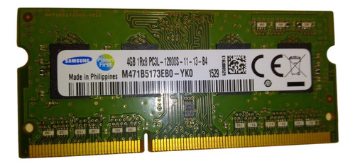 Memoria Ram Color Verde 4gb Samsung M471b5173eb0-yk0
