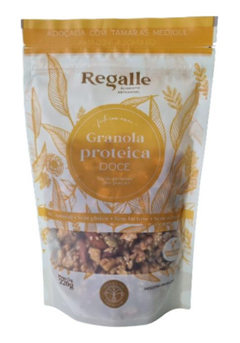 Kit 2x: Granola Doce Proteica Vegana Regalle 220g