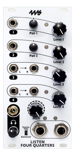 Módulo De Sintetizador Modular Listen 4 Quarters L4q D...