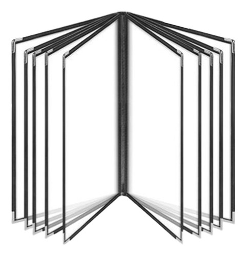 Fundas Para Menús, Tamaño Carta, Transparentes, 10 Páginas,