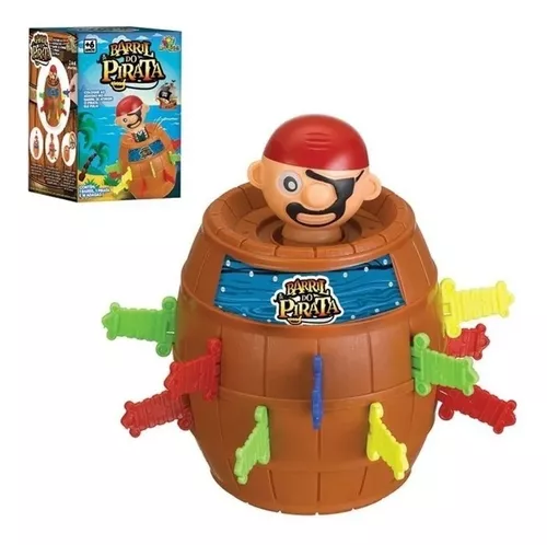 Jogo Brinquedo Para Família Pula Pirata - Estrela - Miko Toys