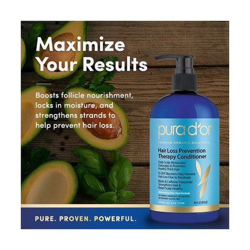 Pura D'o Caída Del Cabello Prevención Terapia Acondicionador