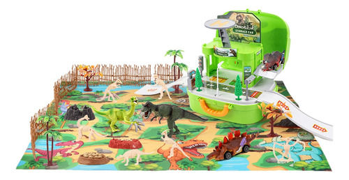 Juego Figuras De Dinosaurio Kit De Dinosaurio Alfombrilla