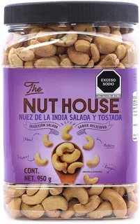 The Nut House - Nuez India Tostada & Salada - Vitrolero 950g
