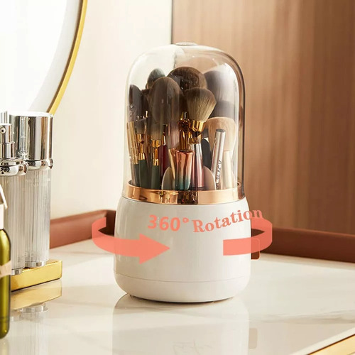 360 Grados Maquillaje Caja De Almacenamiento Con Cubierta