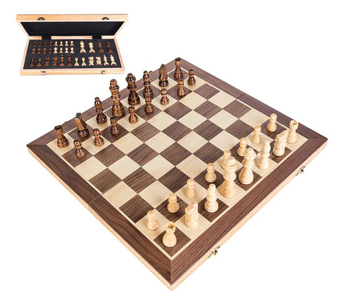 Tablero Ajedrez Plegable Santolee 29cm Juego De Mesa 28613