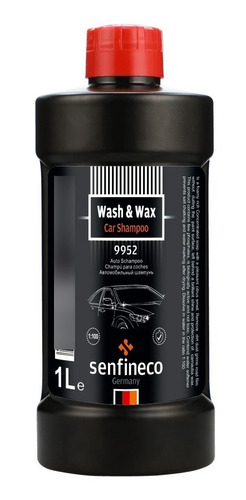 Wash & Wax Car Shampoo. Marca Senfineco.