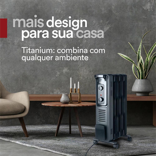 Aquecedor Elétrico A Óleo Eos Eaq02o 1500w Preto 110v