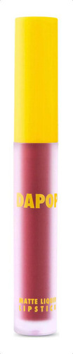 Labial Dapop Liquido Matte Labiales Color 03 Modelo Rojo Mate