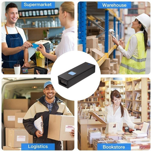 Varredor Sem Fio De Bluetooth Do Leitor De Código De Barras