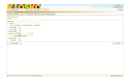 Sistema De Ventas, Software, Tickets, Lector De Barras
