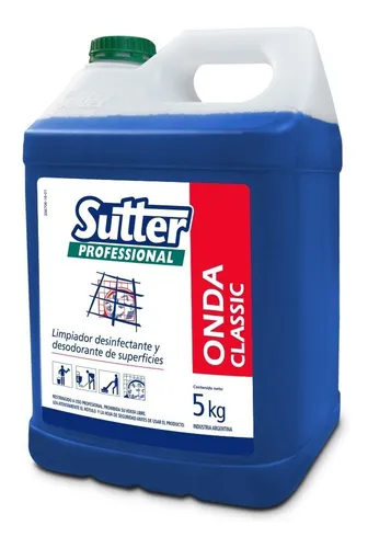 Desinfectante Amonios Cuaternario Perfumado Sutter Onda