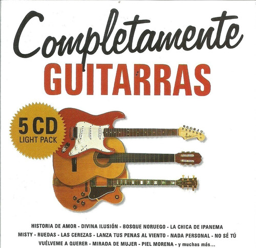 Completamente Guitarras | 5 Cds. Música Nueva