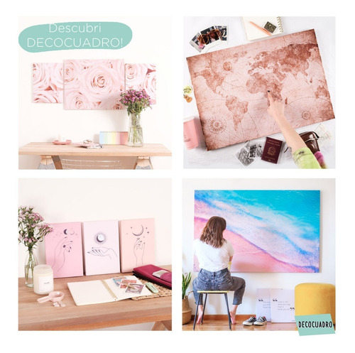 Imagen 5 de 6 de Set Cuadros Nórdicos 3x 40x50 Elegilos Decora Tus Ambientes