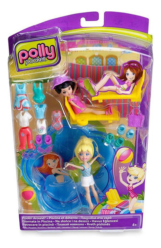 Polly Pocket Diversão Na Piscina De 2011