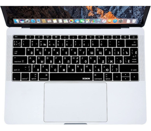 Funda Para Teclado En Ruso Para Macbook Pro 13 (a1708)