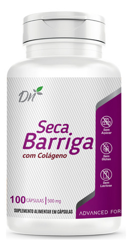 Suplemento Em Cápsulas Denature Com Colágeno 500mg 100 Cáps Vitaminas Naturais Sabor Natural Em Pote De 200g Un