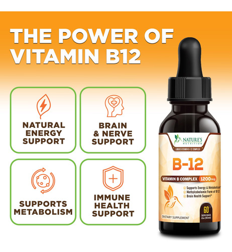 Suplemento Vitamínico Que Contiene Vitamina B-12 B Vegana De